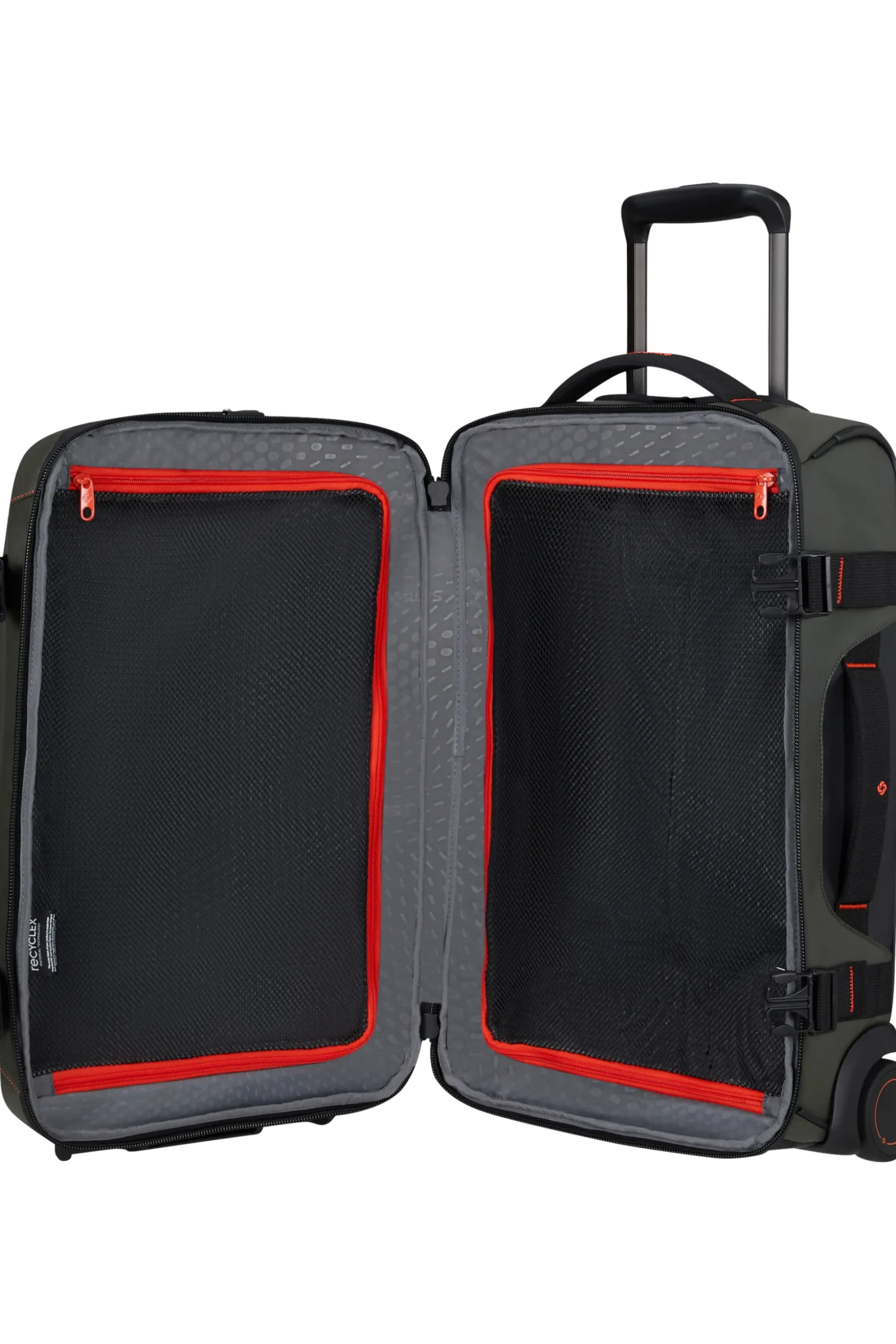Ecodiver - Borsone con ruote a doppio comparto 55 cm
