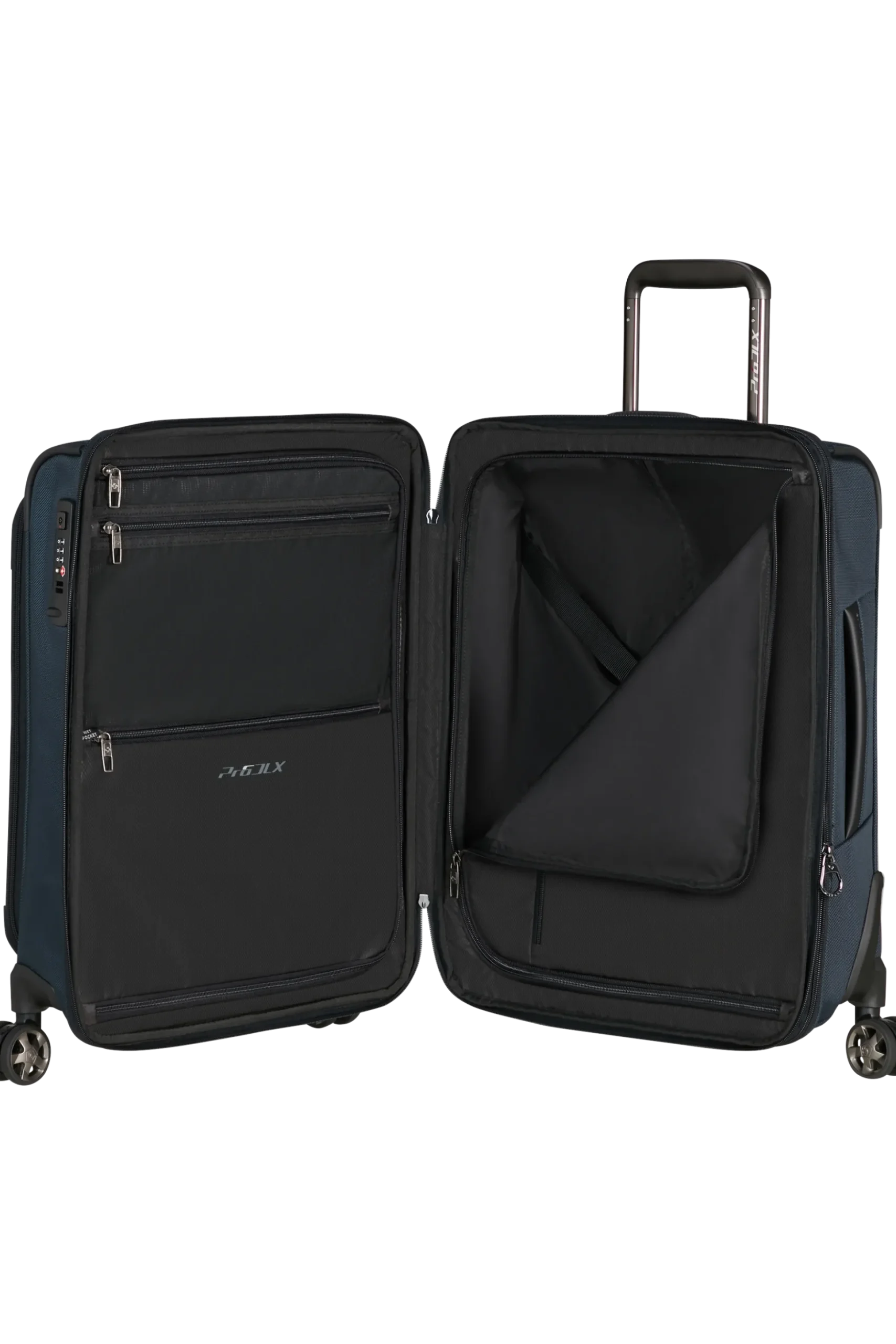 Pro-DLX 6 - Trolley Espandibile (4 ruote) 55cm