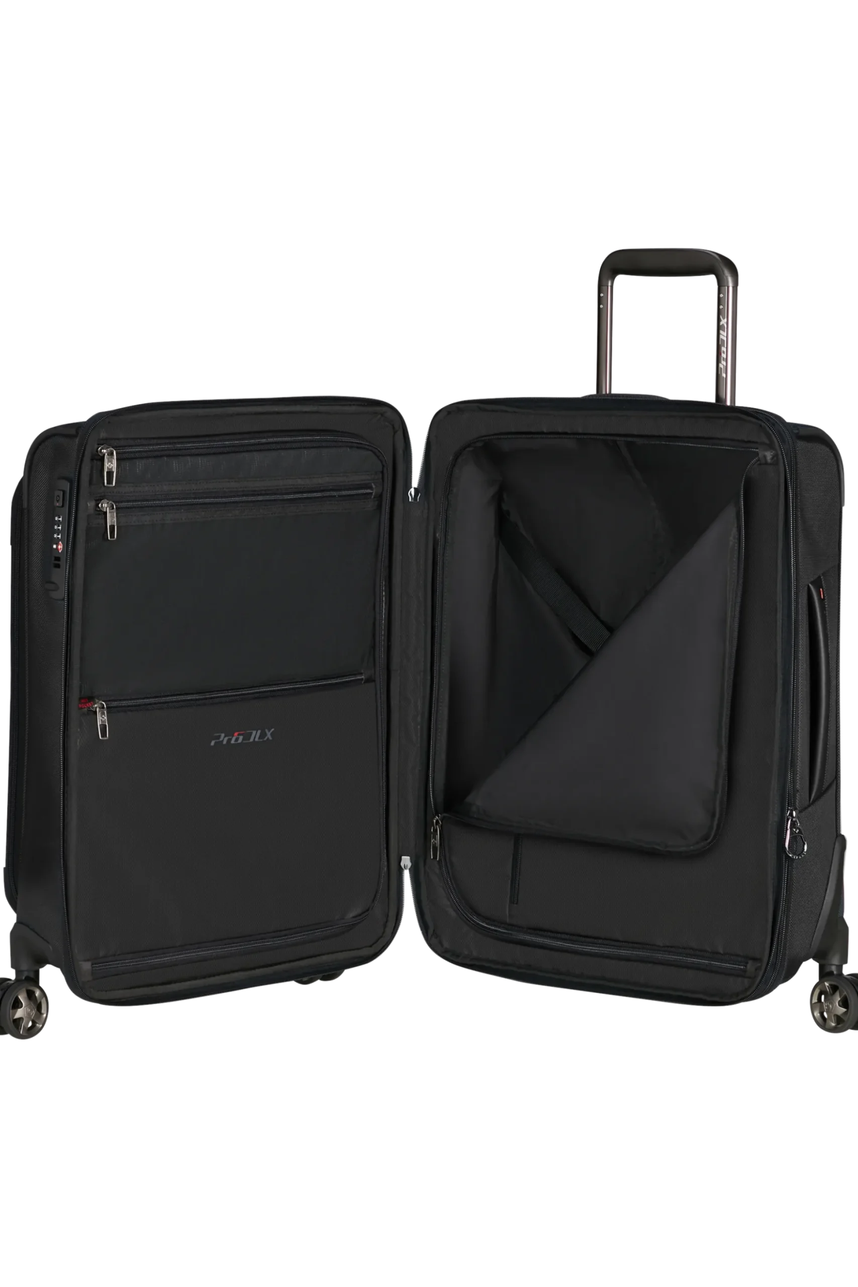 Pro-DLX 6 - Trolley Espandibile (4 ruote) 55cm