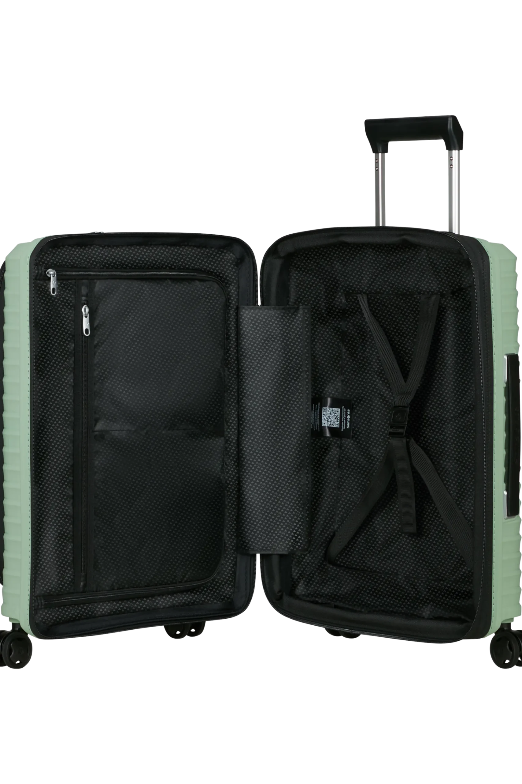 Upscape - Trolley espandibile (4 ruote) 55cm